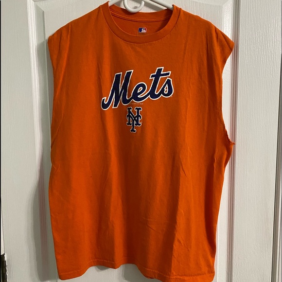 Other - NY Mets tee shirt cut off sleeves. XL